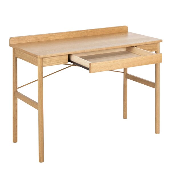 Wyld Haus Kyoto Natural Oak Veneer Wood Office Desk