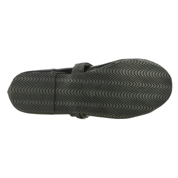 Spot On Girls Cutie Flat Shoe With Bar Chain H2198