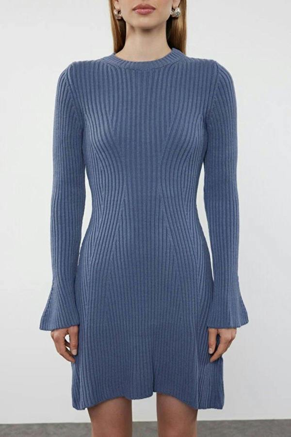 WOVCOR Mini Knit A-Line Dress