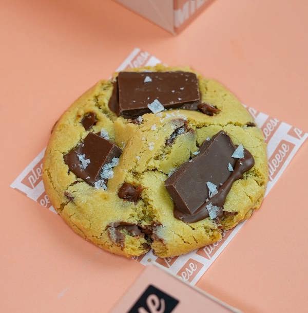 Pleese Milk Chocolate & Sea Salt Cookie