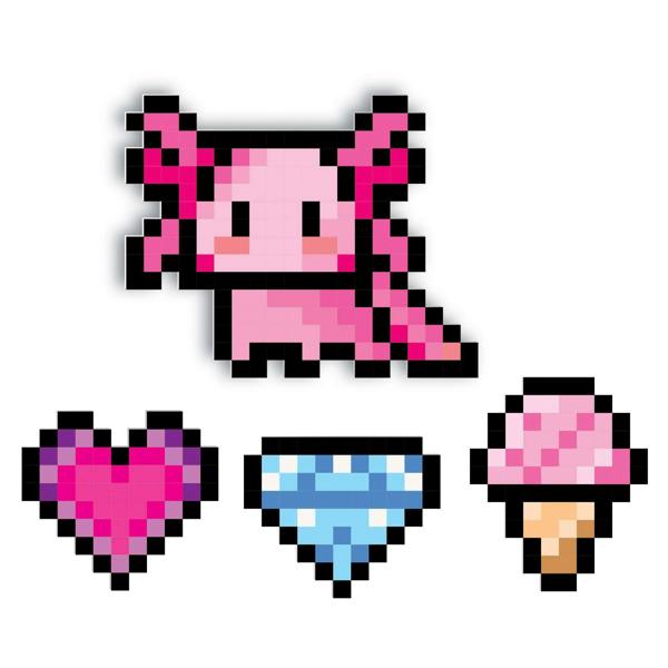 4M Pixoeasy Axolotl | Pixel Art Kit | Craft Kits for Kids