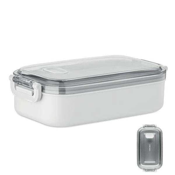 MidOcean Hoagie Polypropylene Lunch Box - White - 