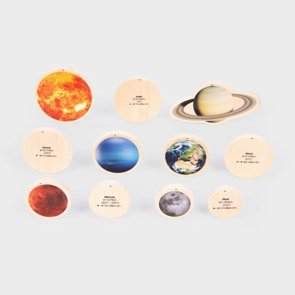 tickit Wooden Solar System Discs