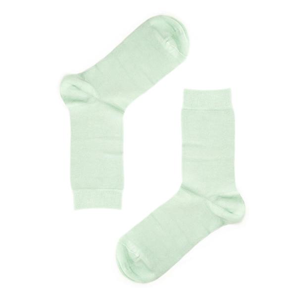 Jemsox Luxury Socks Multipack 3 Pairs / 5-Pairs Mint Green Plain Colour Men's Crew Socks Size 7-12