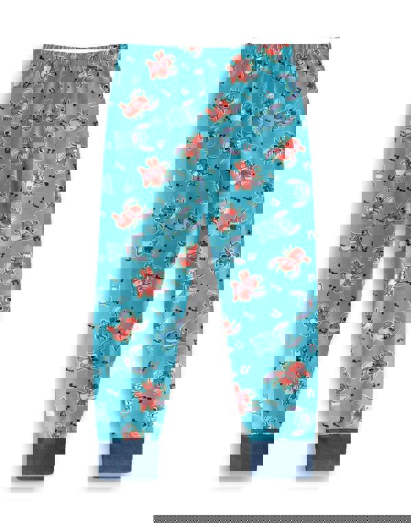 Lilo & Stitch Boys Blue Character Long Sleeve Long Leg Pyjama Set