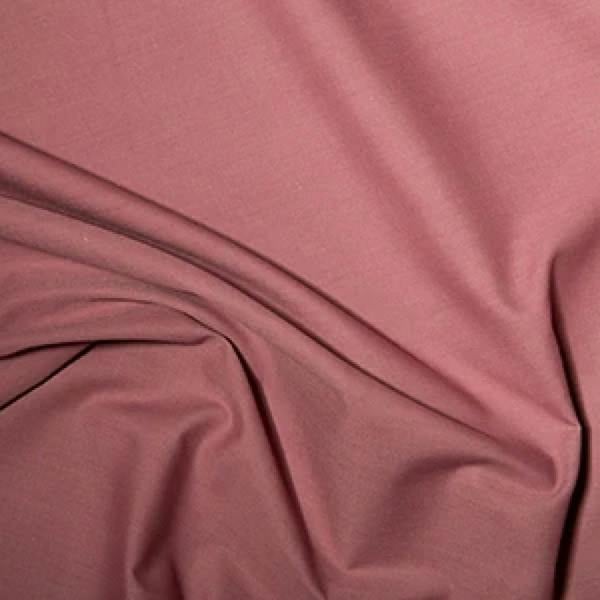 Minerva Core Range Premium Polycotton Dressmaking Fabric per metre, 112.5cm / 44" Wide - Dusky Pink