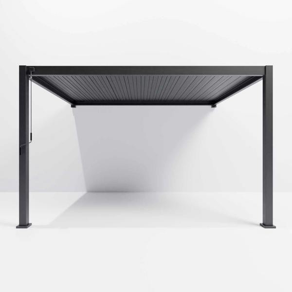 Ocean Designs Tivoli 4m x 3m Grey Frame Wall Mounted Pergola