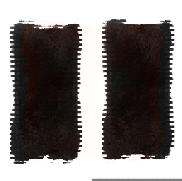 Alpaca Cushion | Long Wool Chocolate