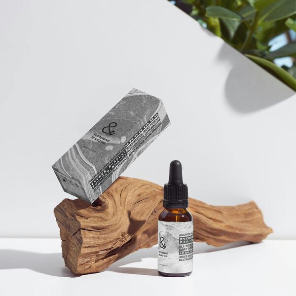 Anchor & Crew Non-Grease Mens Organic & Natural Softening Beard Oil (20ml)
