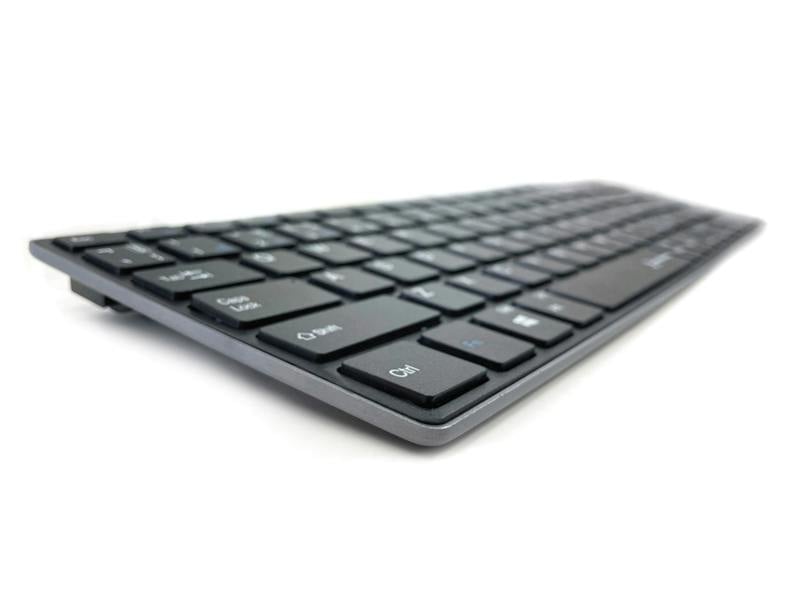 Accuratus Minimus X 2 - Minimalist Ultra Sleek Wireless RF 2.4GHz & Bluetooth Rechargeable Keyboard & Mouse Set