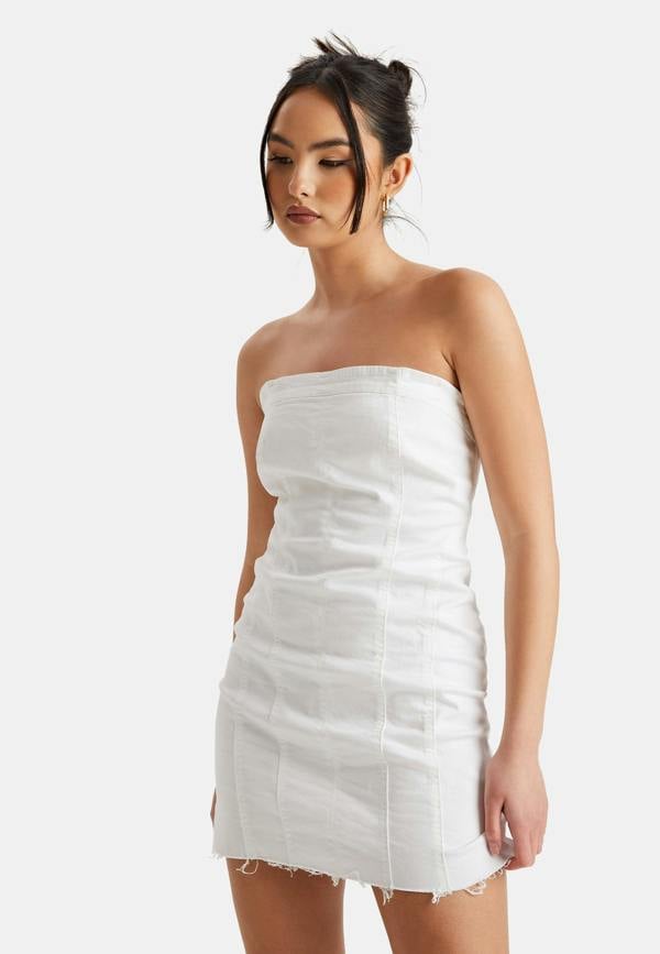 Urban Bliss Rina Twill Bandeau Dress
