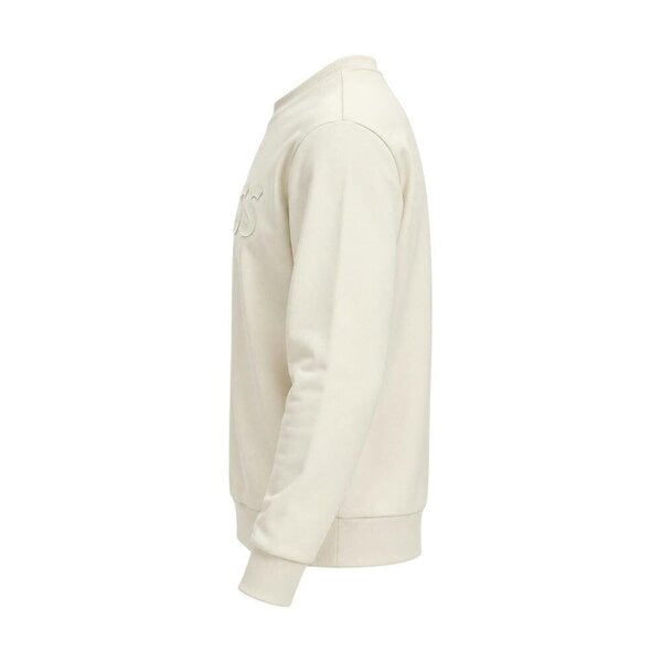 BOSS Salbo Tonal Logo Sweatshirt Open White