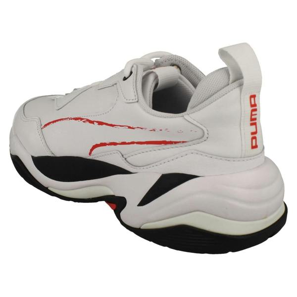 Puma Mens Puma Sporty Designed Lace Up Trainers Thunder BW