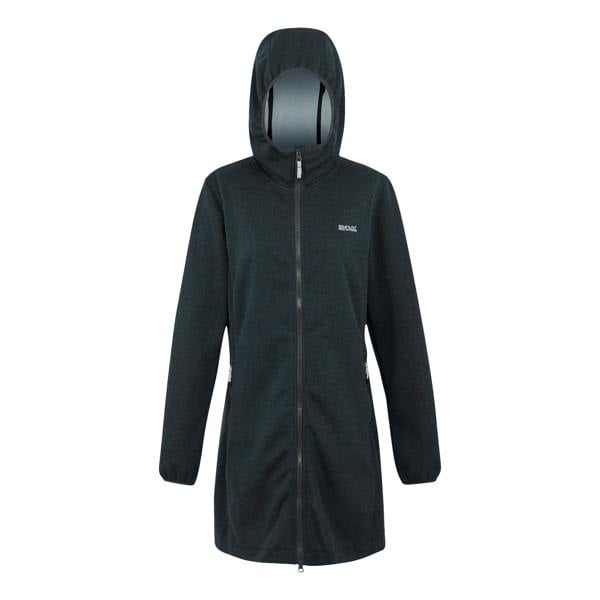 Regatta Womens/Ladies Bloomfield Marl Longline Fleece Jacket - Seal Grey/Lilac Hint - 