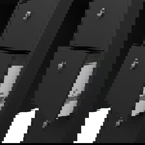 Furniture To Go Madrid Desk 3 drawers Matt Black