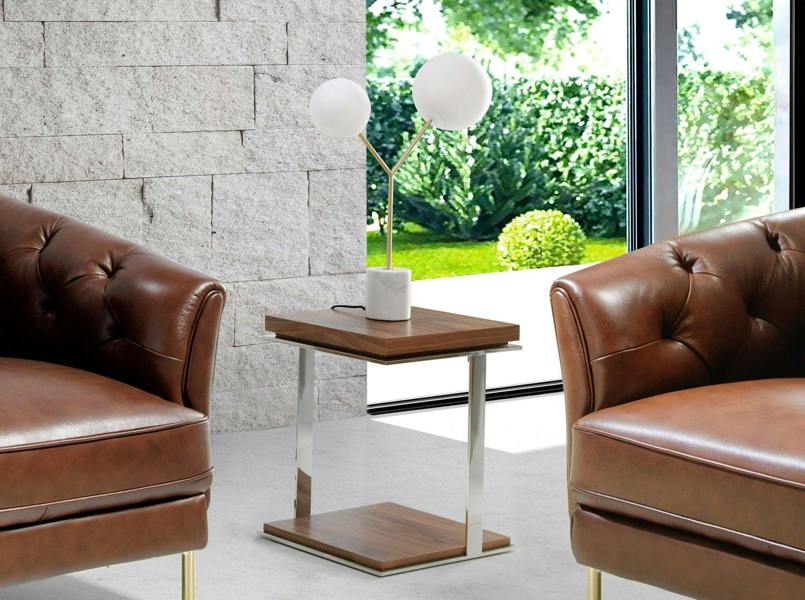 Angel Cerdá Table Lamp in White Marble, Golden Steel and White Glass 8050