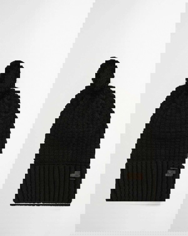 Barbour Ramside Beanie & Scarf Gift Set - Black