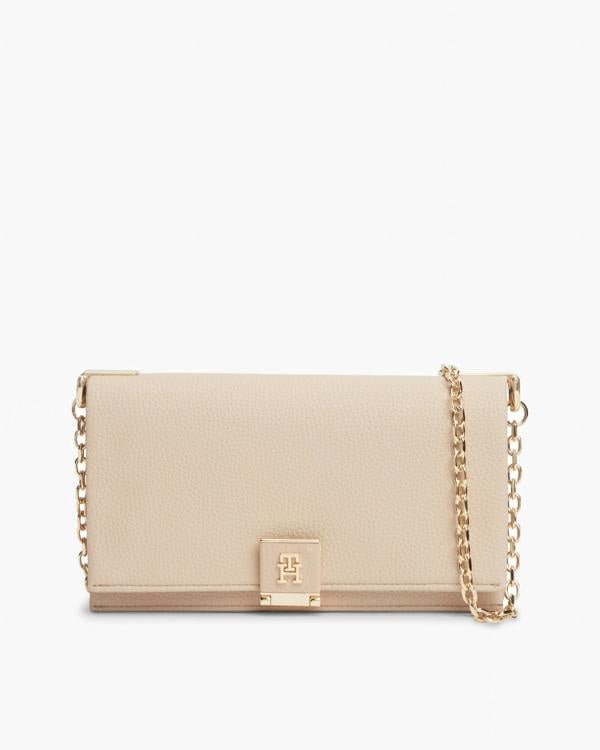 Tommy Hilfiger TH Her Womens Chain Crossover Bag - Misty Blush