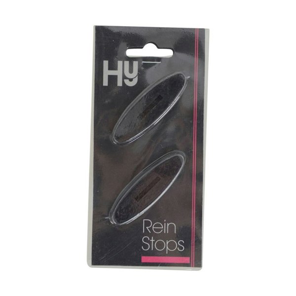 Hy Rein Stops (One Pair) - Black