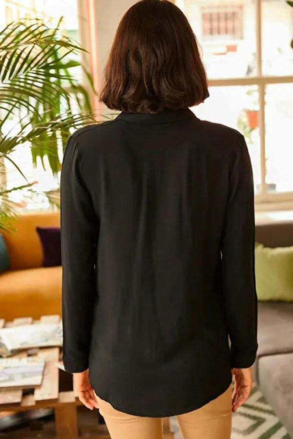 Hoxton Gal Woven Viscose Regular Fit Shirt