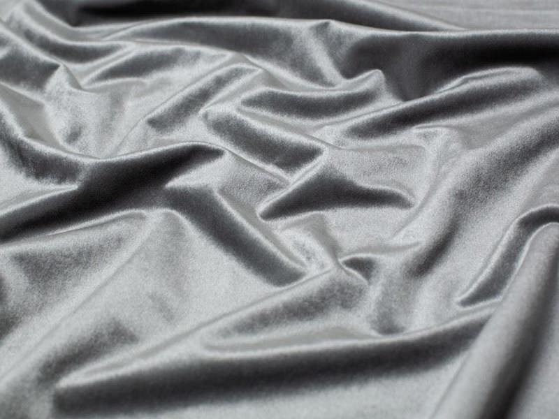 Minerva Core Range Belissimo Heavy Velvet Stretch Knit Fabric - Plain Design Dressmaking Fabric, 145 cm / 58" Wide - per metre