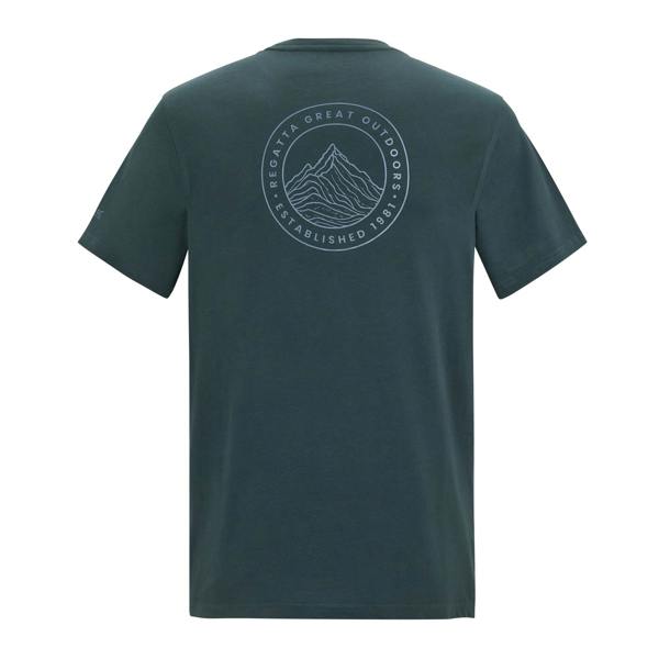 Regatta Mens Breezed Line Art T-Shirt - Night Sky - 