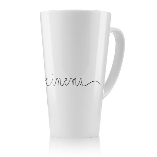 Benjamin Tate Design Text Cinema Designer Latte Mug