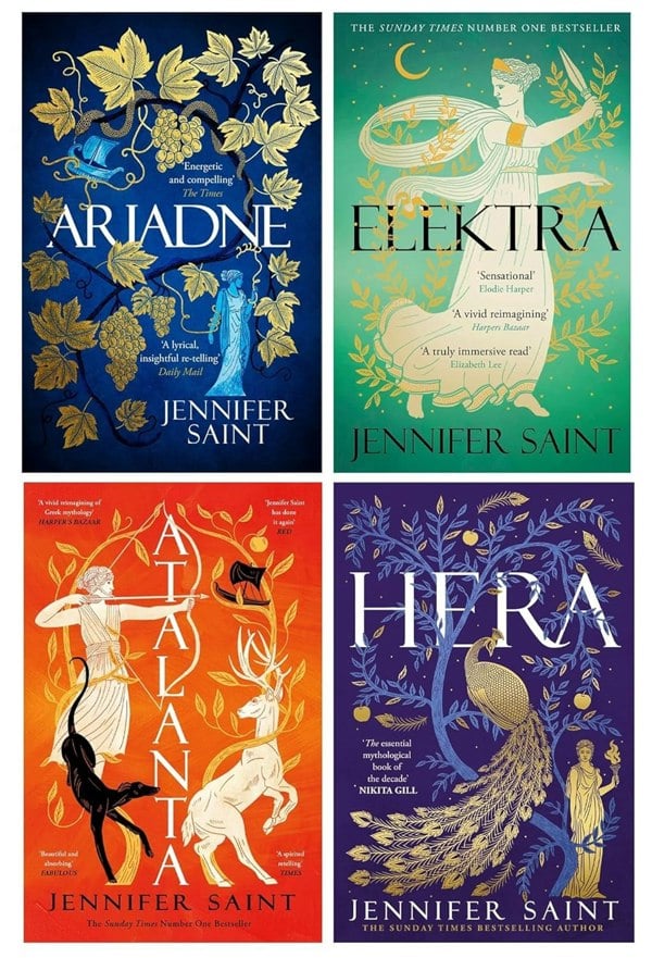 Jennifer Saint Collection 4 Books Set (Ariadne, Elektra, Atalanta and Hera)