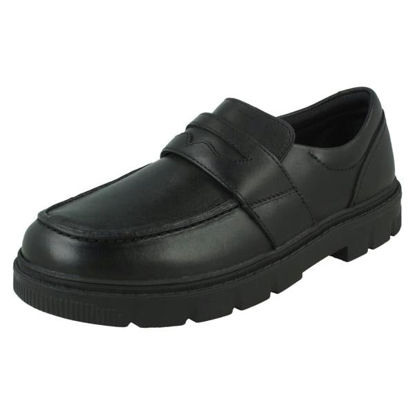 Clarks Boys Clarks Chunky Sole Slip On School Shoes Lorcam Craft