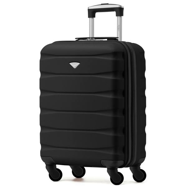 Flight Knight 55x40x23cm Lightweight 4 Wheel Cabin Carry On Suitcase