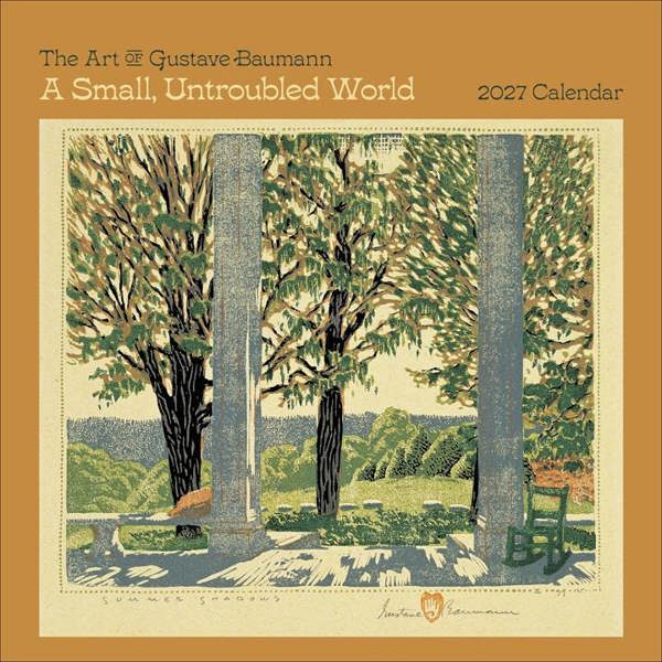 Gustave Baumann, A Small Untroubled World Calendar 2027, Wall Calendars, Month To View, Art, Gift
