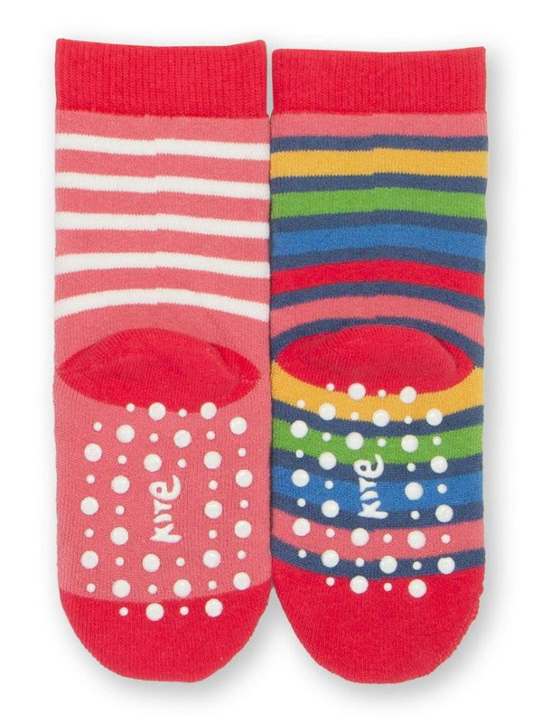 Kite Girls Organic Mrs Mouse Grippy Socks