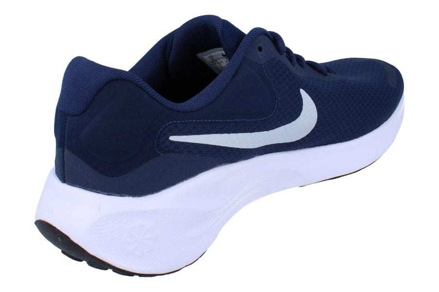 Nike Revolution 7 Mens Fb2207  400 - Midnight Navy Pure Platinum 400 - Photo 2