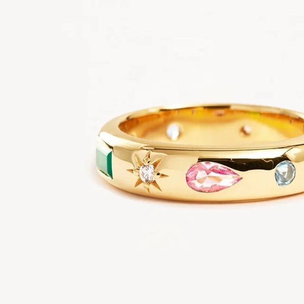 Gold Trip Rainbow Ring