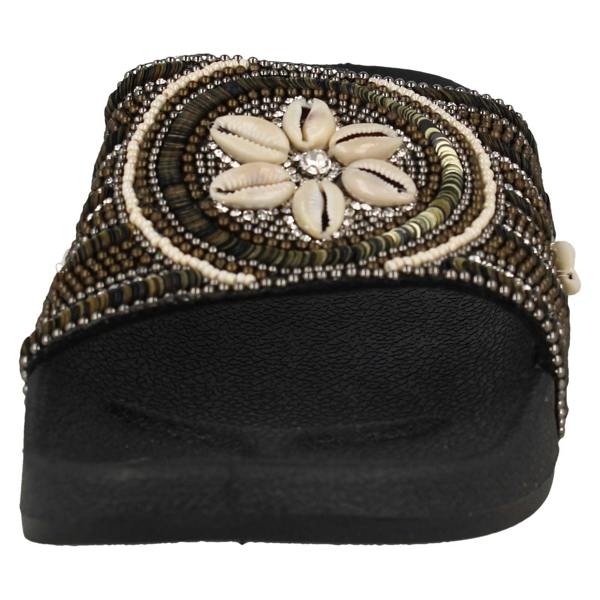 Spot On Ladies Spot On Open Toe Summer Mule