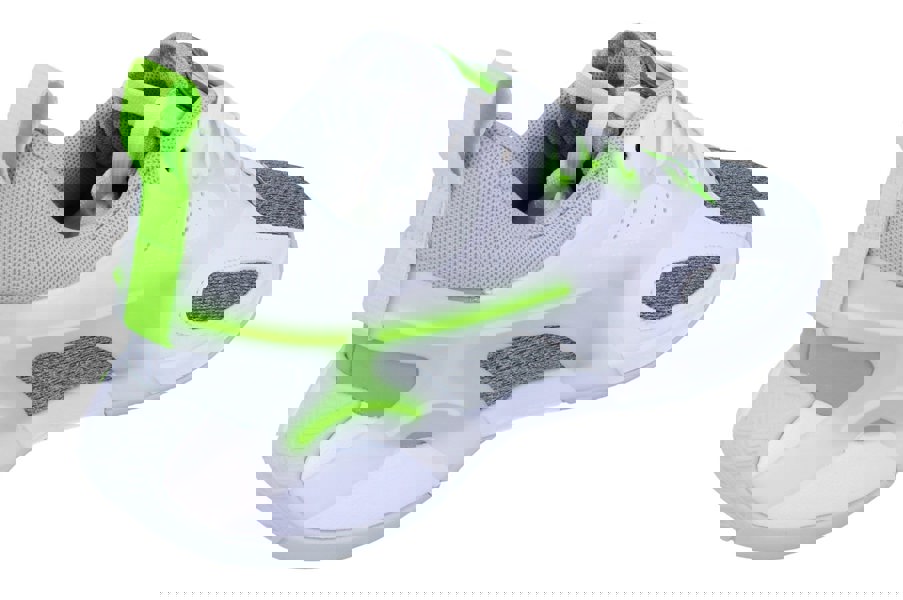 Nike Womens Air Jordan Heir Basketball Trainers Fz2471  103 - Sail Wolf Grey Electric Green 103 - Photo 2