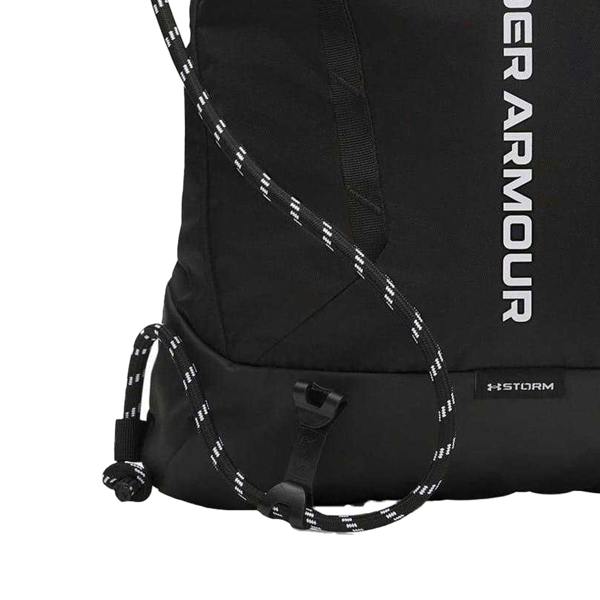 Under Armour Hustle Logo Gym Drawstring Bag - Black - 