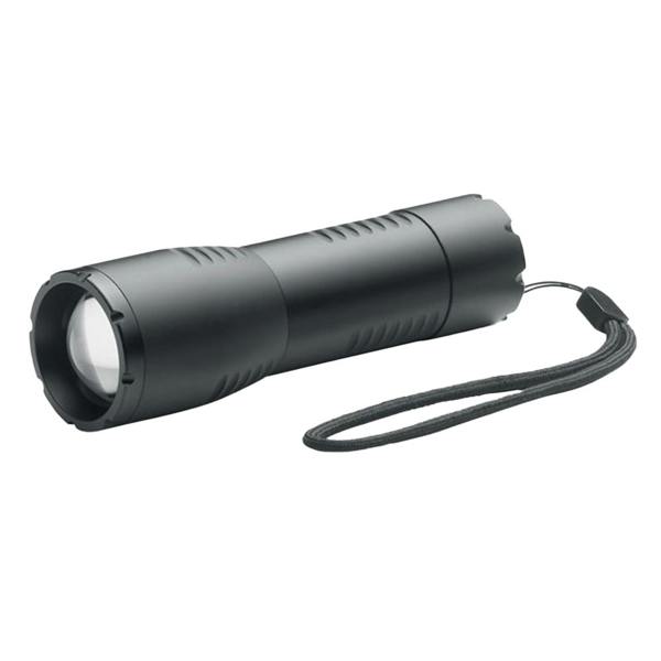 MidOcean Enta Aluminium LED Hand Torch - Black - 