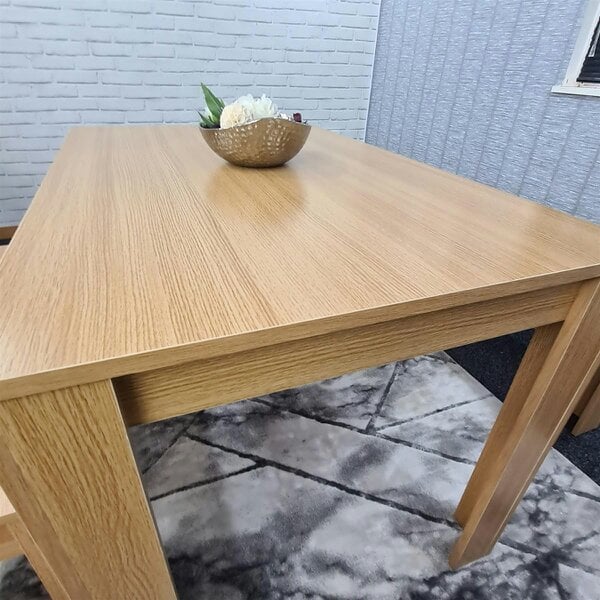 Kosy Koala Dining Table Set with 2 Benches Dining Room and Kitchen table set of 2