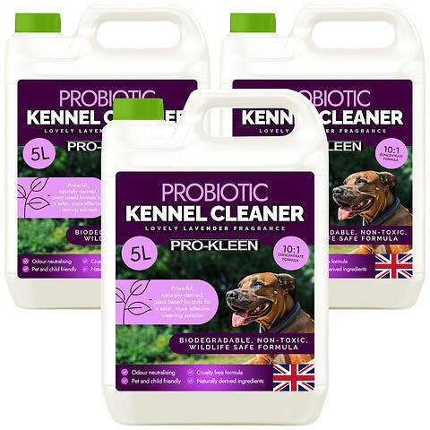 ProKleen Pro-Kleen ProBiotic Kennel Cleaner 15L, Cleans & Neutralises Odours, Biodegradable, Non-Toxic, Wildlife & Pet Safe Lavender