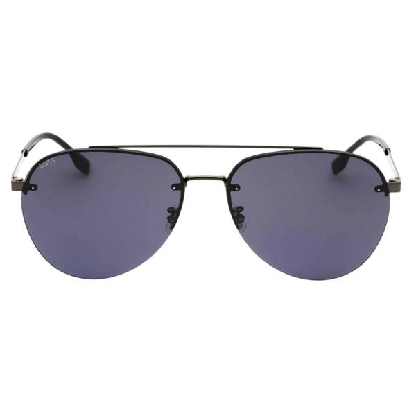 Hugo Boss Mens Sunglasses - Dark Ruthenium/Black - 