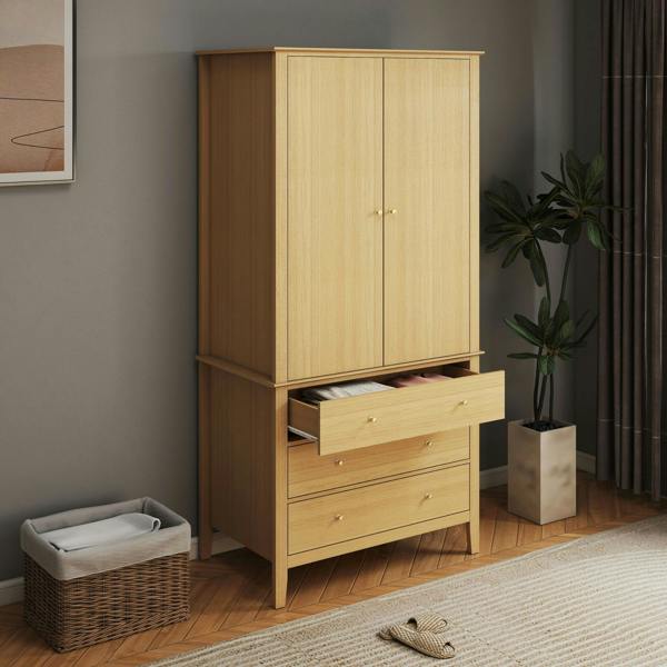 Core Products Henley 2 Door & 3 Drawer Modern Wardrobe