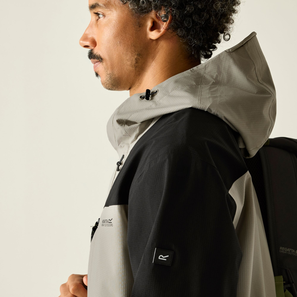 Regatta Mens Freesdale Waterproof Jacket - Abbeystone/Black