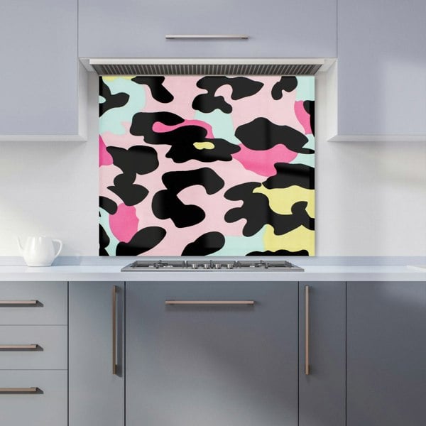 Warren Reed - Designer Colourful Leopard Print Kitchen Splashback