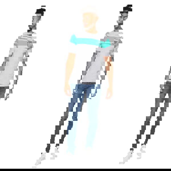 Crosshatch Mens Craftore T-Shirt - Grey Marl - 