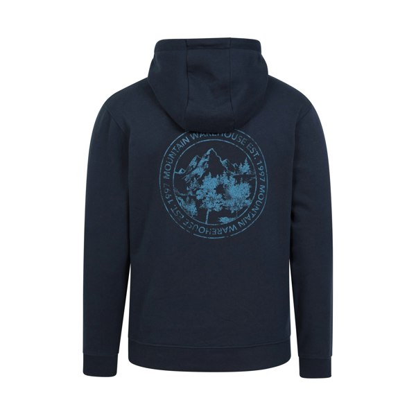 Mountain Warehouse Mens Mountain Overhead Hoodie - Navy