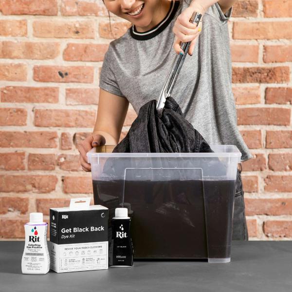 Rit Get Black Back Dye Kit - Restore Faded Black 2x 8oz