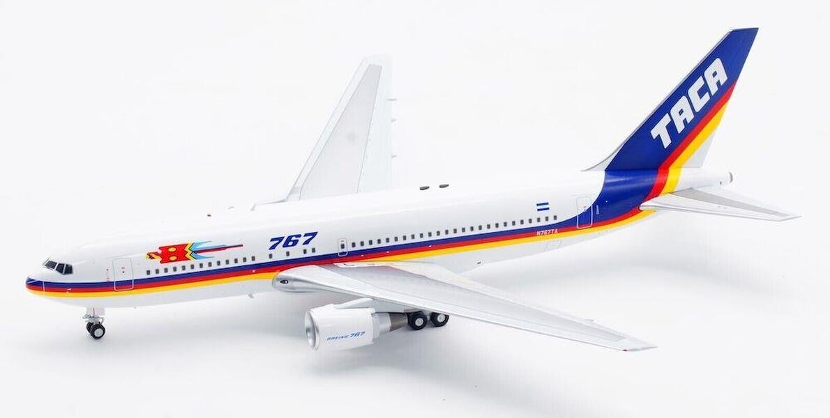MCSlots TACA Boeing 767-2S1 N767TA With Stand 1:200 Scale Inflight200 IF762TA0923