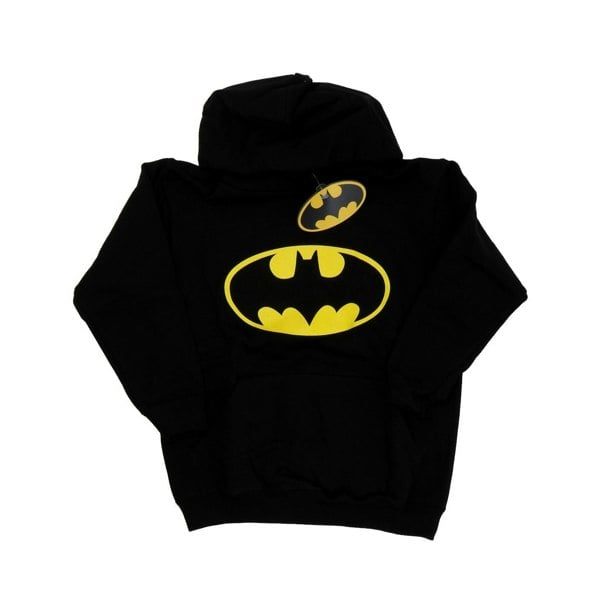 DC Comics Boys Batman Logo Hoodie - Black