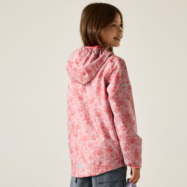 Regatta Kids Lever II Waterproof Jacket - Pink Haze